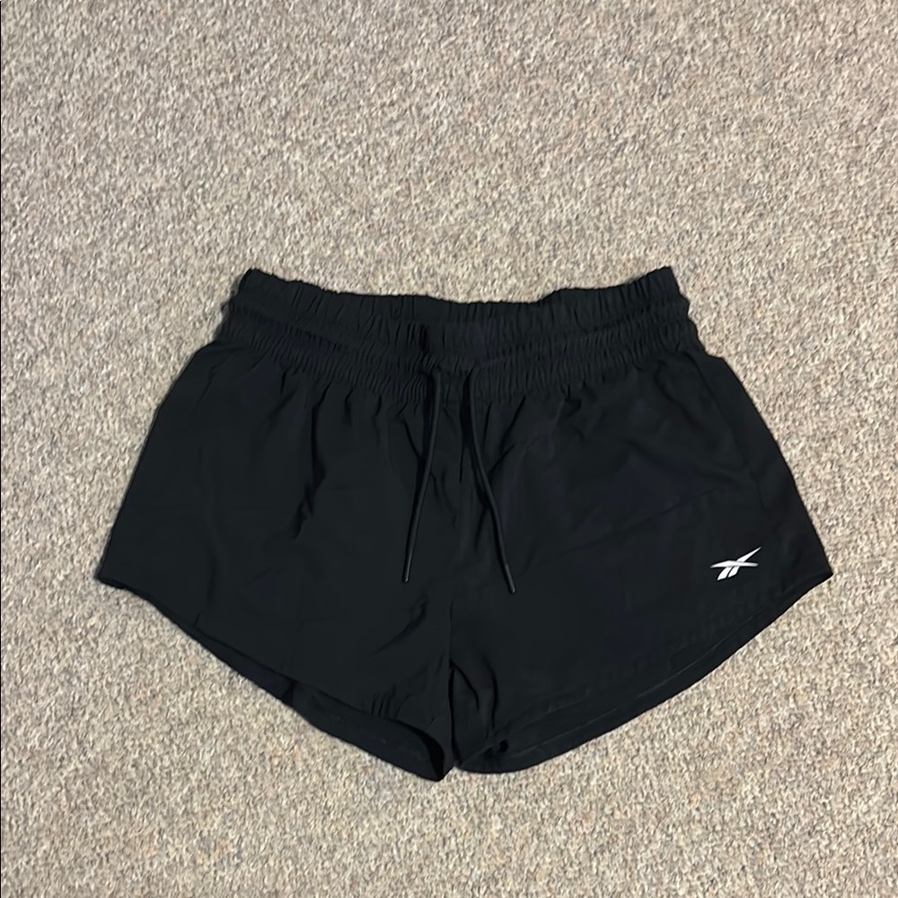 REEBOK Women's Black Athletic Shorts